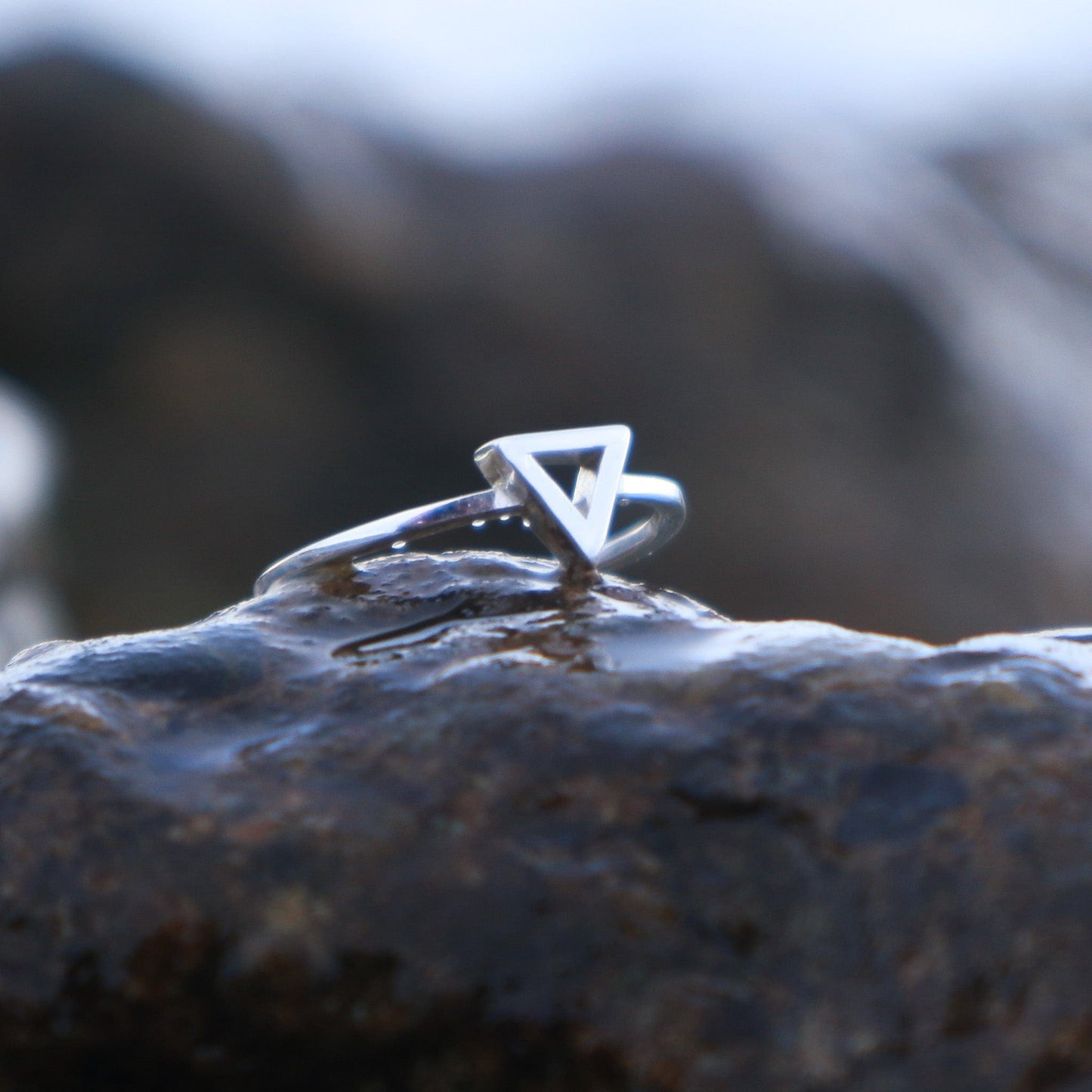 Ethnic ring Triangle Ring