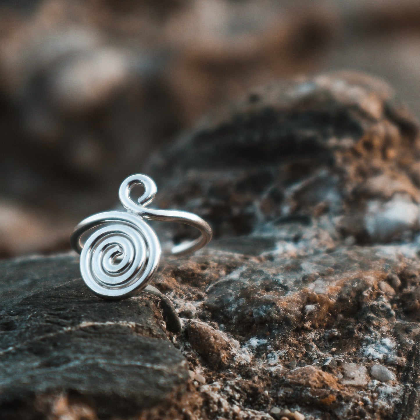 Rings Spiral Sunbeam Toe Ring