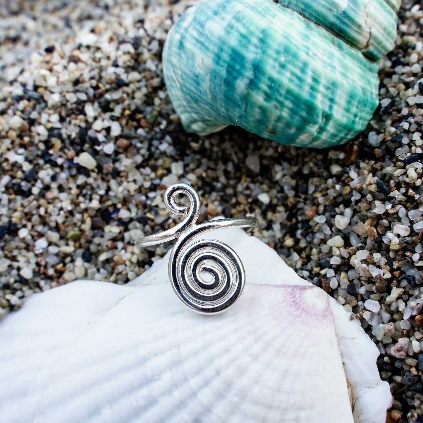 Rings Spiral Sunbeam Toe Ring