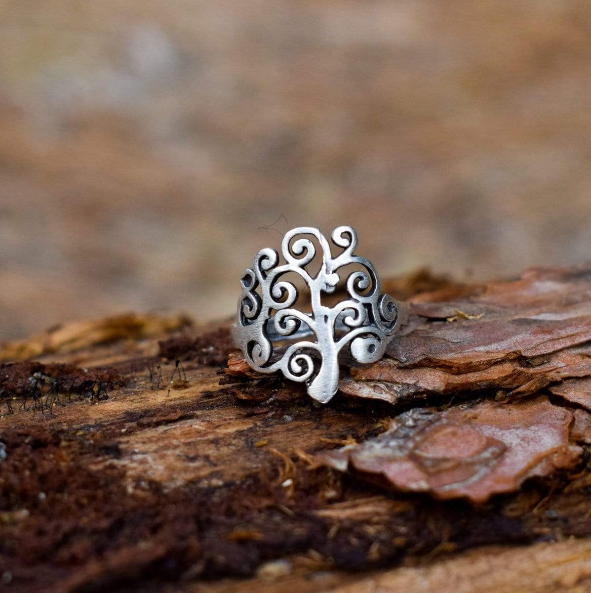 Ethnic ring Tree of Life Ring