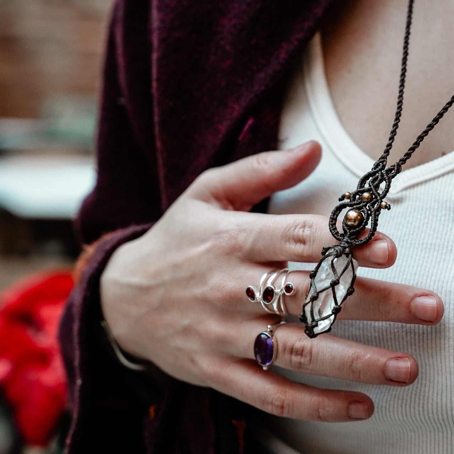 Ancient Crystal Necklace