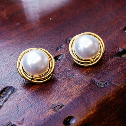 Earrings Classic Pearl Elegance Earrings