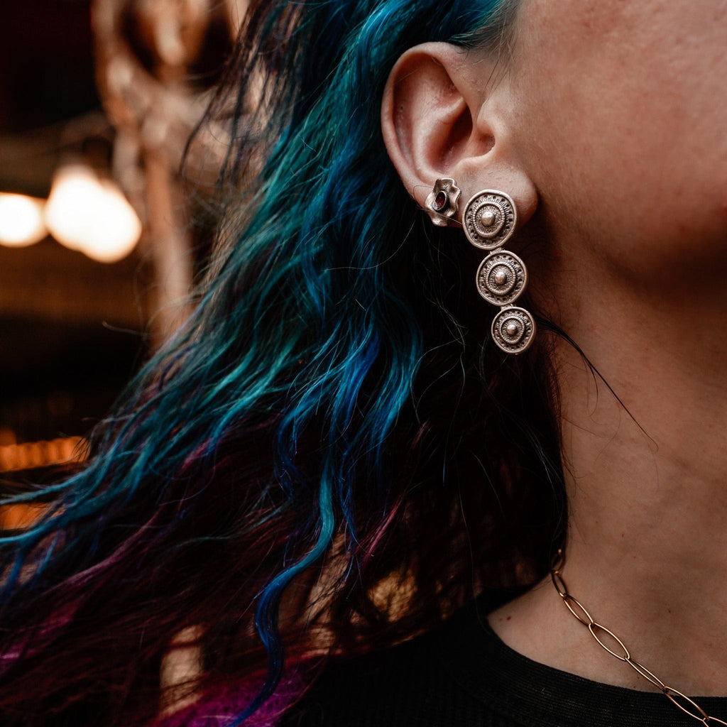 Earrings Ritual Of Three Earrings