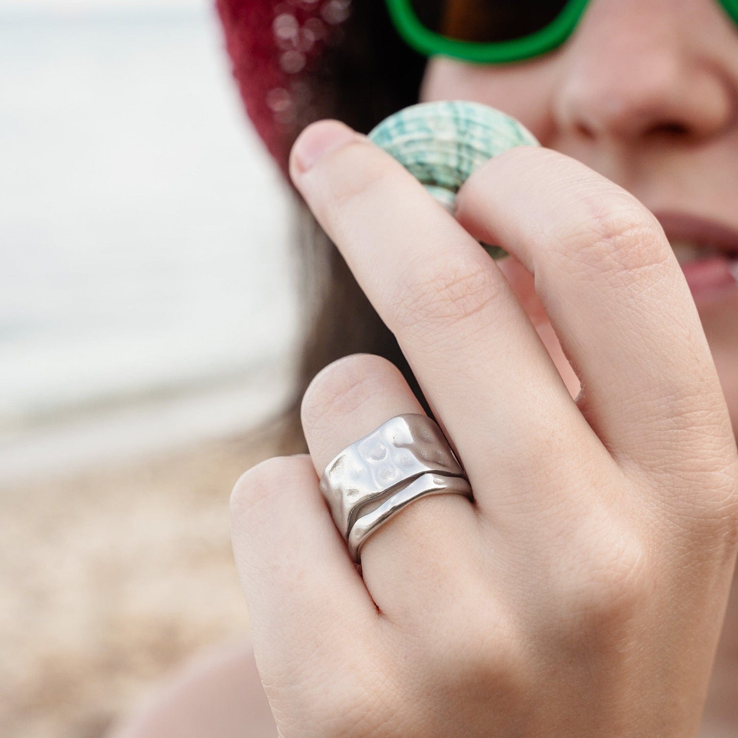 Rings Hammered Heritage Ring