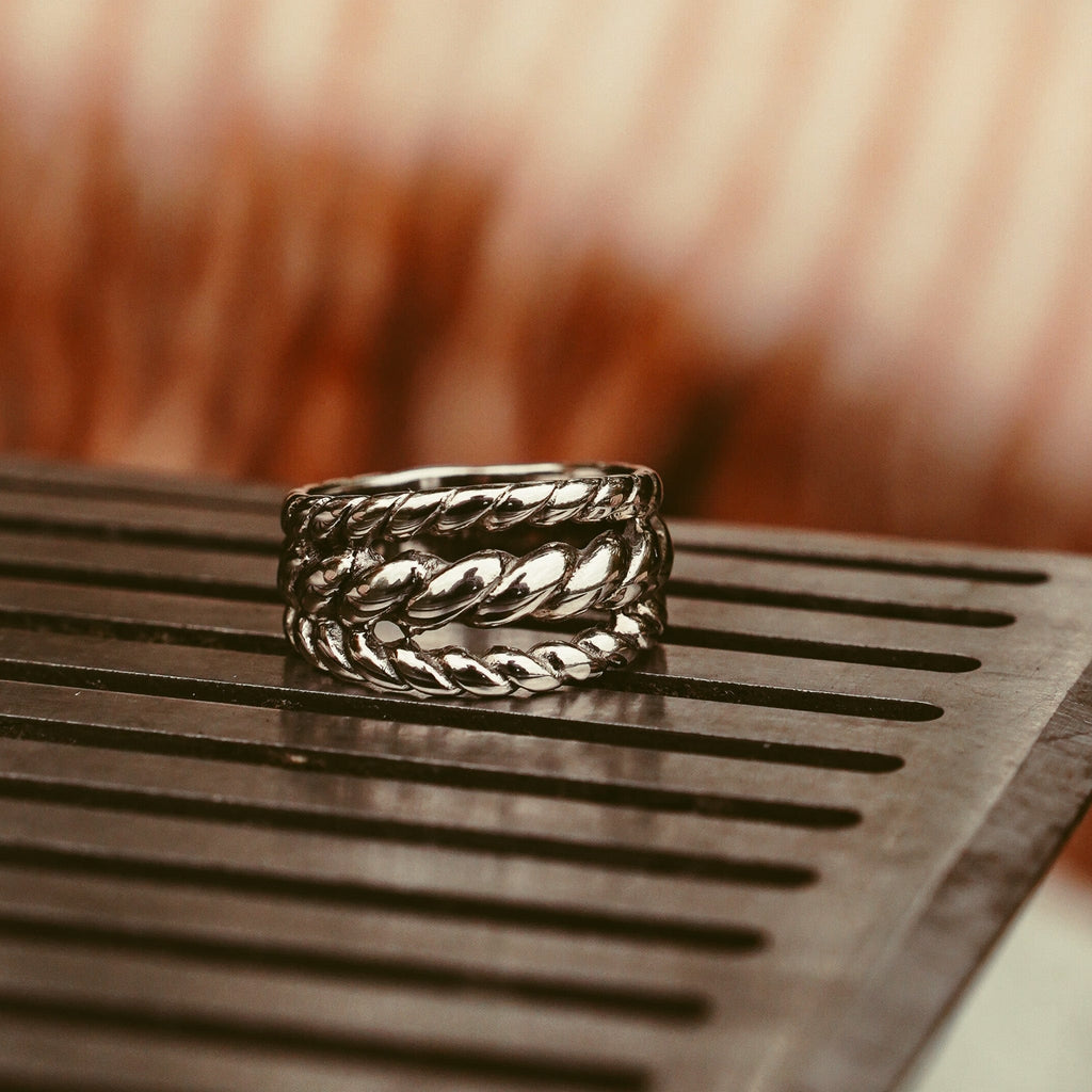 Rings Triple Braid Ring
